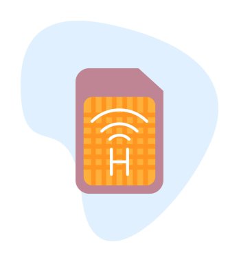 SIKart simgesi, vektör illüstrasyonu basit tasarım