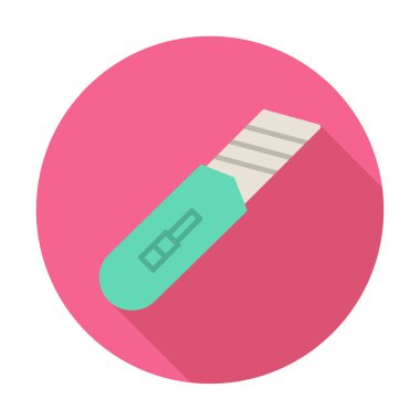 Cutter simgesinin vektör illüstrasyonu  