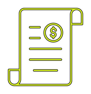 Bill simgesi, vektör çizimi 