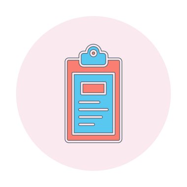 Pano simgesi, vektör illüstrasyonu basit tasarım