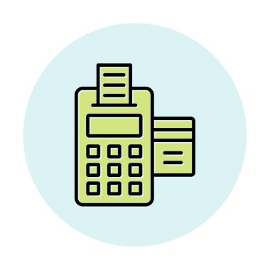 Vektör olarak EDC simgesi. logotype