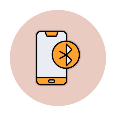 Bluetooth simgesi vektör çizim