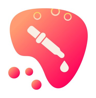 İlaç indirme çizgisi simgesi tasarım vektörü şablonu