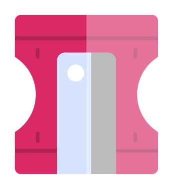 Kalem kalemtıraş simge vektör çizim