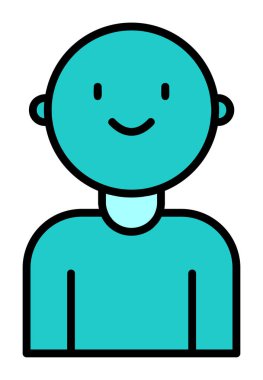 bebek oğlan simgesi, vektör illüstrasyonu