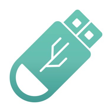 Web için usb flash simgesi.