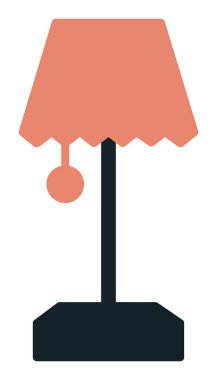 tablo lambası vektör illüstrasyonu