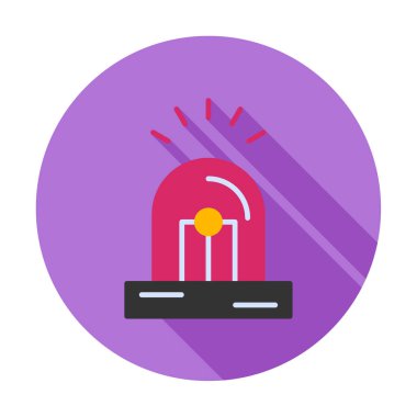 Siren simgesi vektör illüstrasyonu