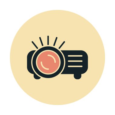 Projector  web icon vector illustration