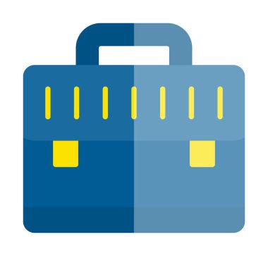 evrak çantası simgesi izole edilmiş web illüstrasyonu