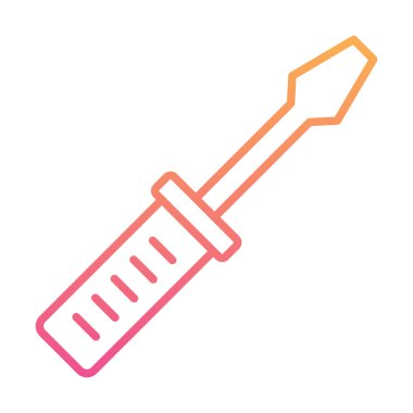 tornavida ikonu vektör çizimi