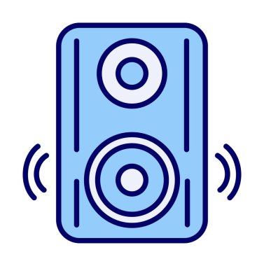 hoparlör simgesi, vektör illüstrasyonu basit tasarım