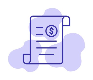 Bill simgesi, vektör çizimi 