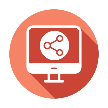 Basit Veri Paylaşımı simgesi, vektör illüstrasyonu