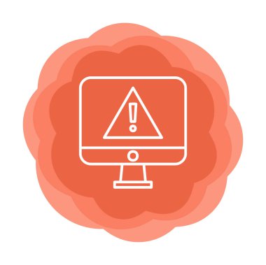 ünlem işareti, uyarı simgesi vektör illüstrasyonu