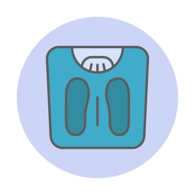 Ağırlık Ölçekleme simge vektör illüstrasyon grafik tasarımı