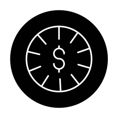 Dolar para simgesi, vektör illüstrasyonu