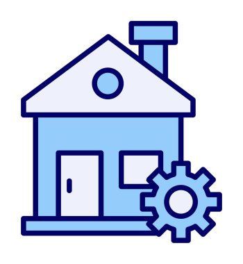 Ev onarım simge vektör çizim