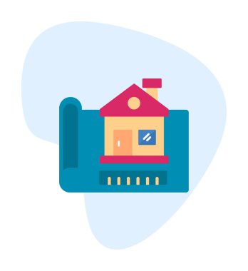 Vektör Yapı Çizim simgesi illüstrasyonu                                                    