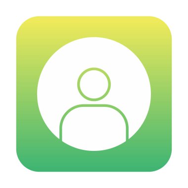 kullanıcı simgesi işaret vektörü çizimi 