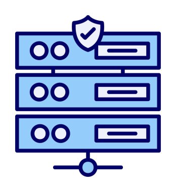 ağ simgesi çizimi. Sunucu                    