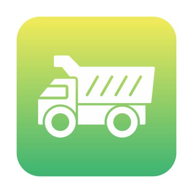 Vektör Tasarımı Çöp Kamyonu Simgesi Biçimi