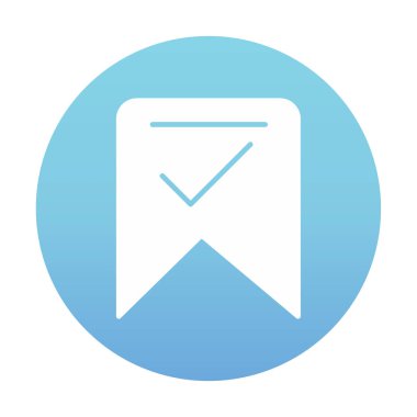 işaret simgesini işaretle, vektör illüstrasyonu basit tasarım