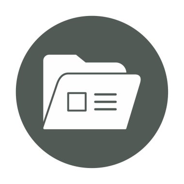 klasör renkli vektör simgesi 