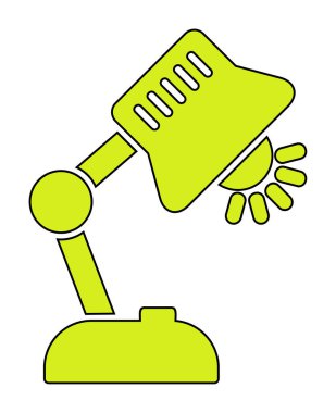 tablo lambası vektör illüstrasyonu