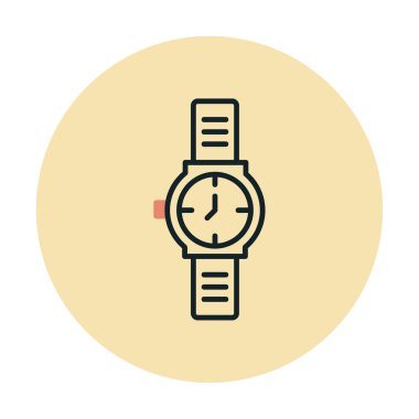 Kol saati. Web simgesi basit tasarım