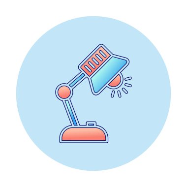 tablo lambası vektör illüstrasyonu