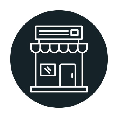 Basit simge vektör illüstrasyonunu sakla