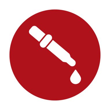 İlaç indirme çizgisi simgesi tasarım vektörü şablonu