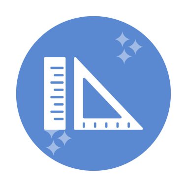 ölçekli düz simge, vektör illüstrasyonu 