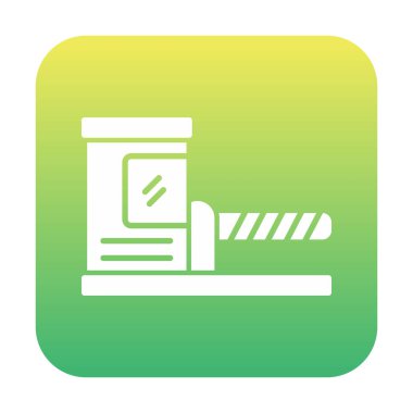 Park engeli simgesinin web illüstrasyonu