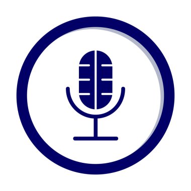 Illustration vector graphic of microphone icon