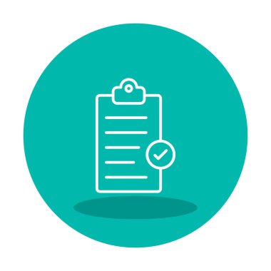 Basit Pano Tamamlanmış simge, vektör illüstrasyonu