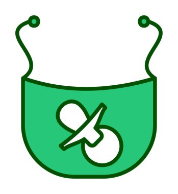 Bib simge vektör çizim