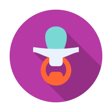 Emzik simgesi web basit illüstrasyon