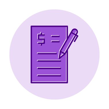 İçerik Oluşturucu ikon vektör çizimi