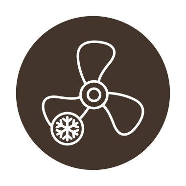 Fan vektör simgesinin gösterimi