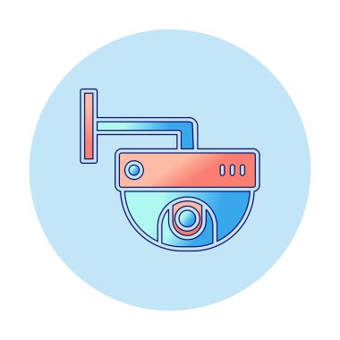 Gözetleme. Web simgesi basit illüstrasyon