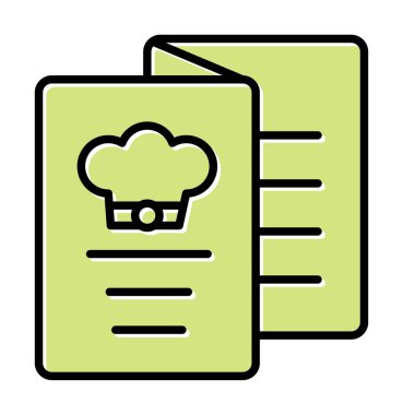 Menü web simgesi, vektör çizim