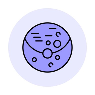 Venüs web simgesi, vektör illüstrasyonu