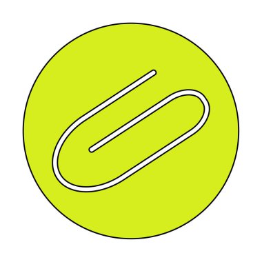 Eklenti simgesi. vektör renk çizimi