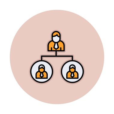 Beyaz arkaplanda Takım Yönetimi vektör çizimi