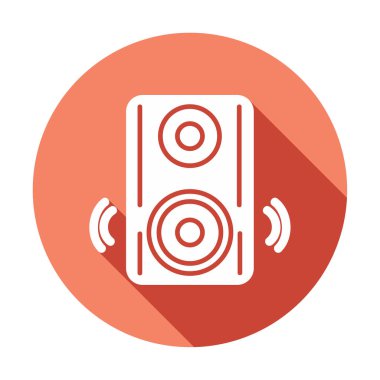 hoparlör simgesi, vektör illüstrasyonu basit tasarım