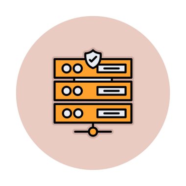 ağ simgesi çizimi. Sunucu                    