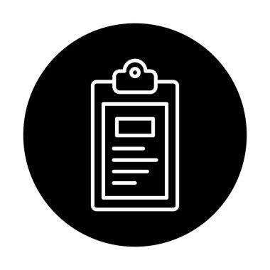 Pano simgesi, vektör illüstrasyonu basit tasarım