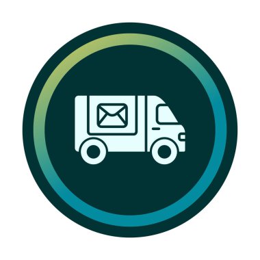 Postal Delivery vektör illüstrasyonuName